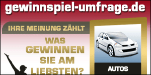 Gewinnspiel Umfrage