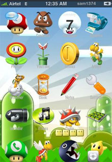 Super Mario Themes (iPhone)