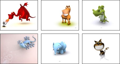 3D Animals Screensaver