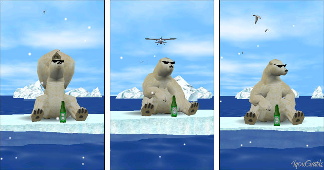 3D Arctic Bear