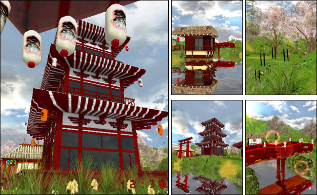 3D Japan Screensaver