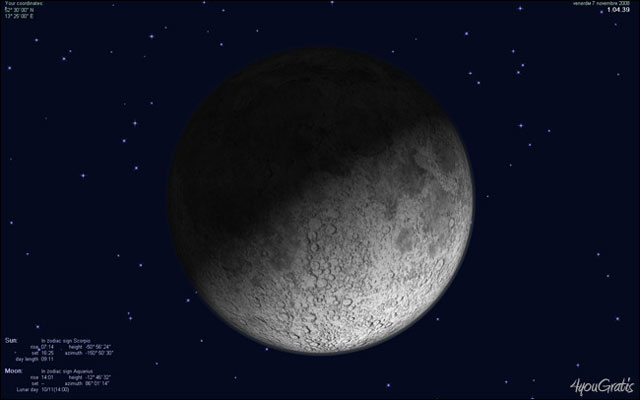 Actual Moon 3D