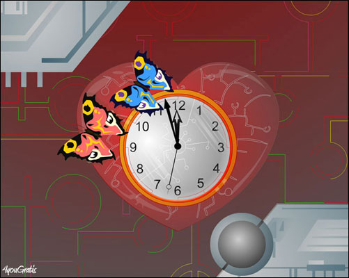 Cyberpunk Clock