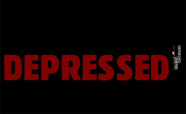 Depressed Screensaver