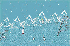 Pinguine Screensaver