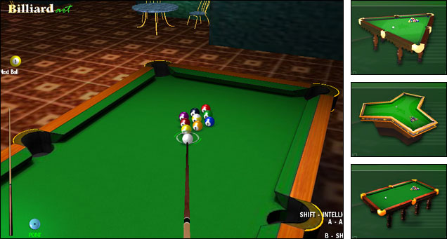 Screenshot Billiard Art