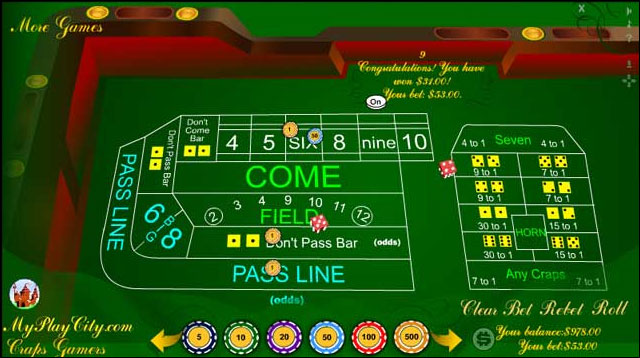 Screenshot Craps Gamers